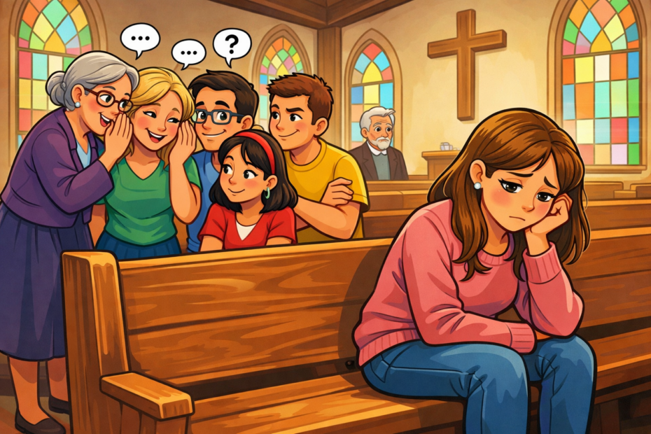 panelinhas na igreja